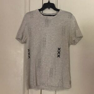 Scotch & Soda Gray Short Sleeve Tee